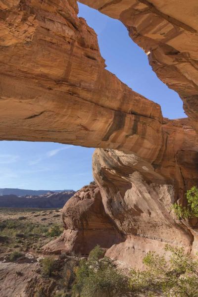 Utah, Glen Canyon NRA Close-up of Jacks Arch